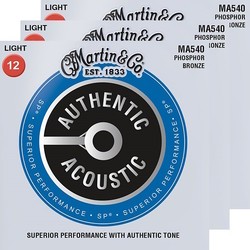 Martin Authentic Acoustic SP Phosphor Bronze 12-54 (3-Pack)