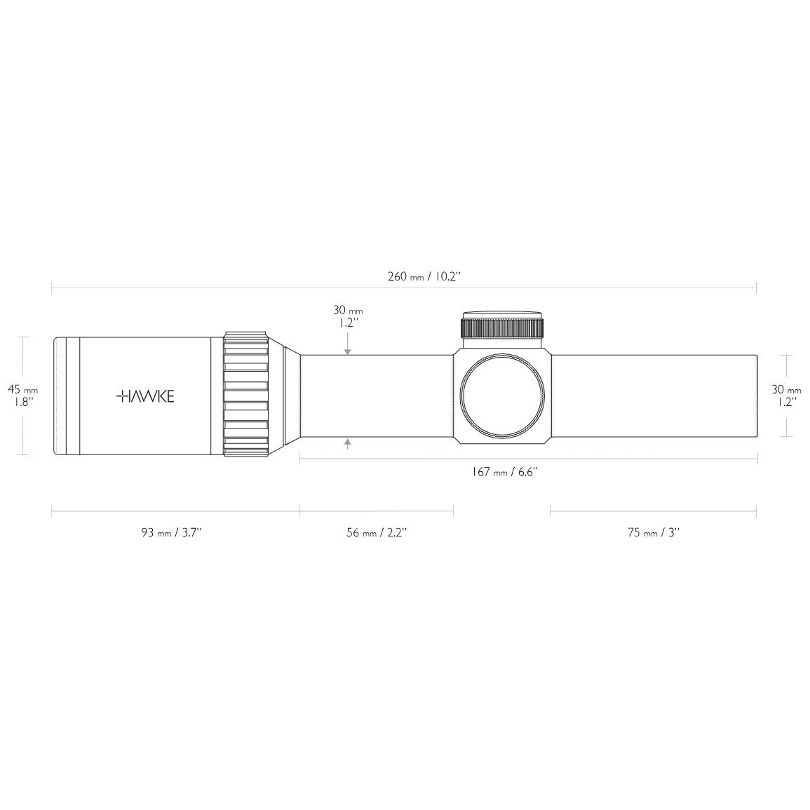 Hawke Vantage 30 WA FD 1-4x24 L4A