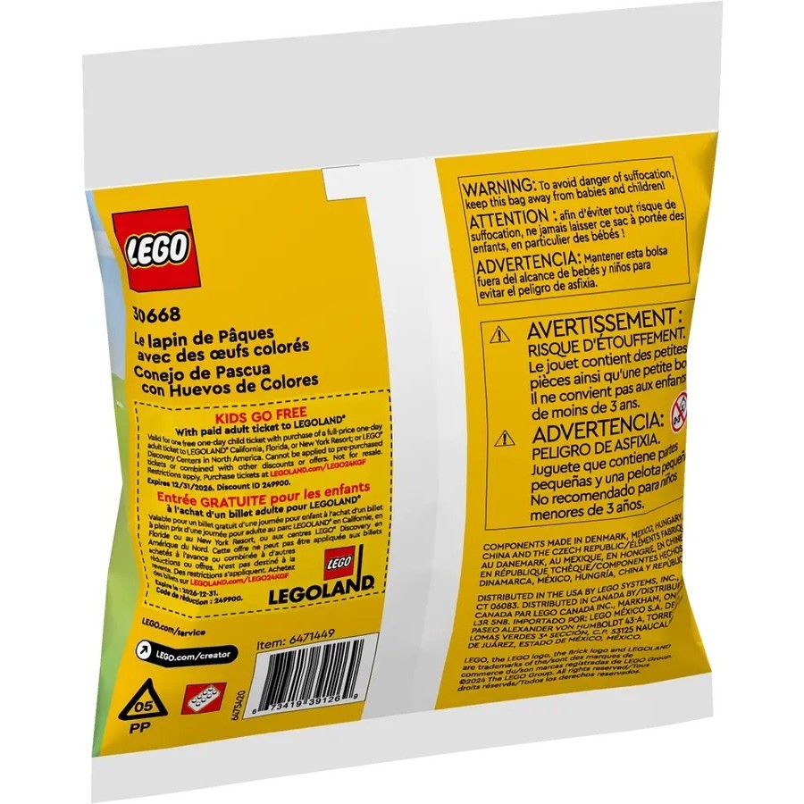 Lego Easter Bunny with Colorful Eggs 30668
