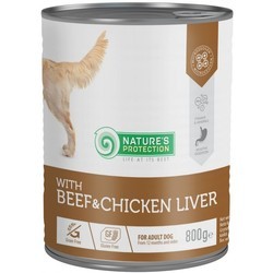 Natures Protection Adult Canned Beef/Chicken Liver 800 g 1&nbsp;шт
