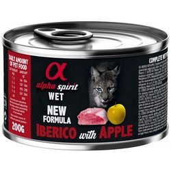 Alpha Spirit Cat Canned Iberico\/Apple 200 g