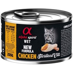 Alpha Spirit Cat Canned Sterilized Chicken 200 g