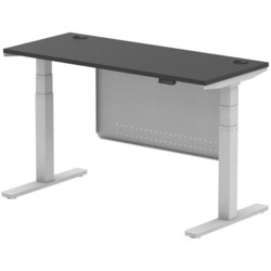 Dynamic Air Black Series Slimline with Cable Ports with Panel (1400 mm)