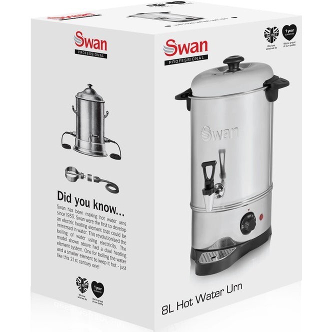 SWAN Tea Urn SWU8L 1600&nbsp;Вт 8&nbsp;л  хром