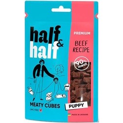 Half&Half Puppy Meaty Cubes Beef 100 g