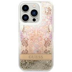 GUESS Paisley Liquid Glitter for iPhone 14 Pro Max