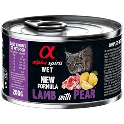 Alpha Spirit Cat Canned Lamb\/Pear 200 g