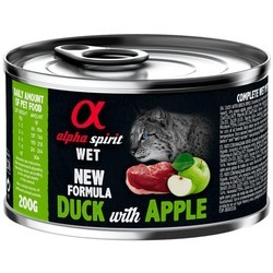 Alpha Spirit Cat Canned Duck\/Apple 200 g