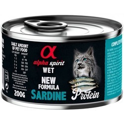 Alpha Spirit Cat Canned Sardine Protein 200 g