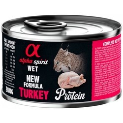 Alpha Spirit Cat Canned Turkey Protein 200 g