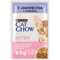 Cat Chow Kitten Lamb\/Zucchini Pouch 85 g