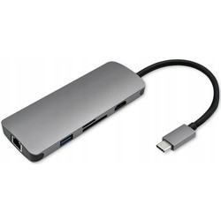 Qoltec Hub Adapter USB-C 3.1 6in1