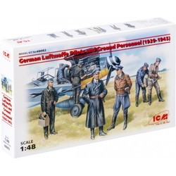 ICM German Luftwaffe Pilots and Ground Personnel (1939-1945) (1:48)
