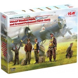 ICM USAAF Bomber Pilots and Ground Personnel (1944-1945) (1:48)