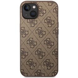 GUESS Metal Gold Logo for iPhone 15 Plus