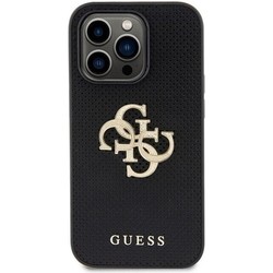 GUESS Perforated Glitter Logo for iPhone 15 Pro