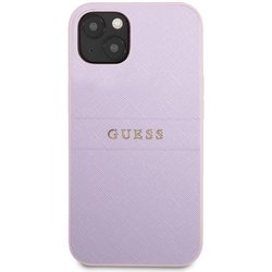 GUESS Saffiano Hot Stamp & Metal Logo for iPhone 13 mini