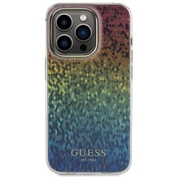 GUESS IML Faceted Mirror Disco Iridescent for iPhone 15 Pro