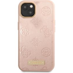 GUESS Peony Logo Plate for iPhone 14