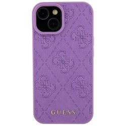GUESS Leather Stamped for iPhone 15