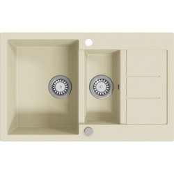 VidaXL Granite Kitchen Sink Double 144858 800x500