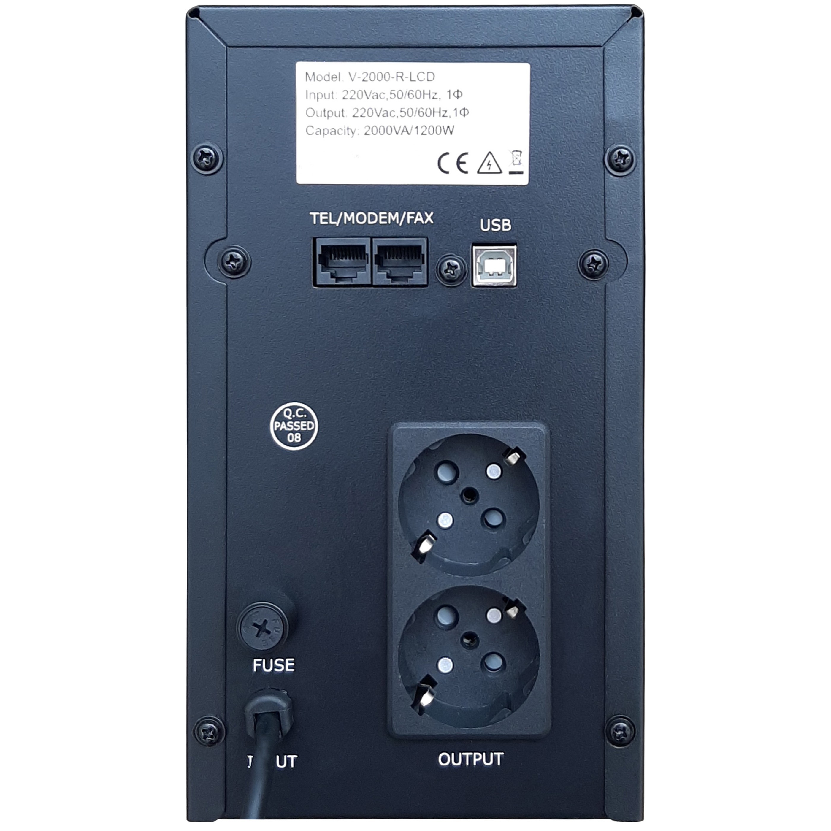 SVC V-2000-R-LCD 2000&nbsp;ВА 9&nbsp;Ач USB LCD