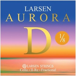 Larsen Aurora Cello D String 1\/8 Size Medium