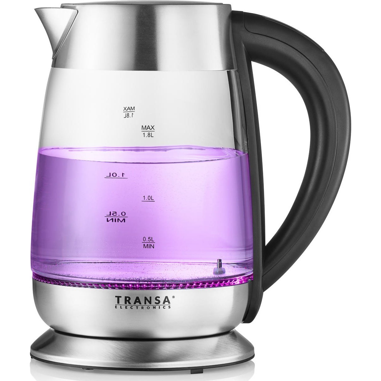 Transa Electronics BoiLed Glass 2200&nbsp;Вт 1.8&nbsp;л  хром