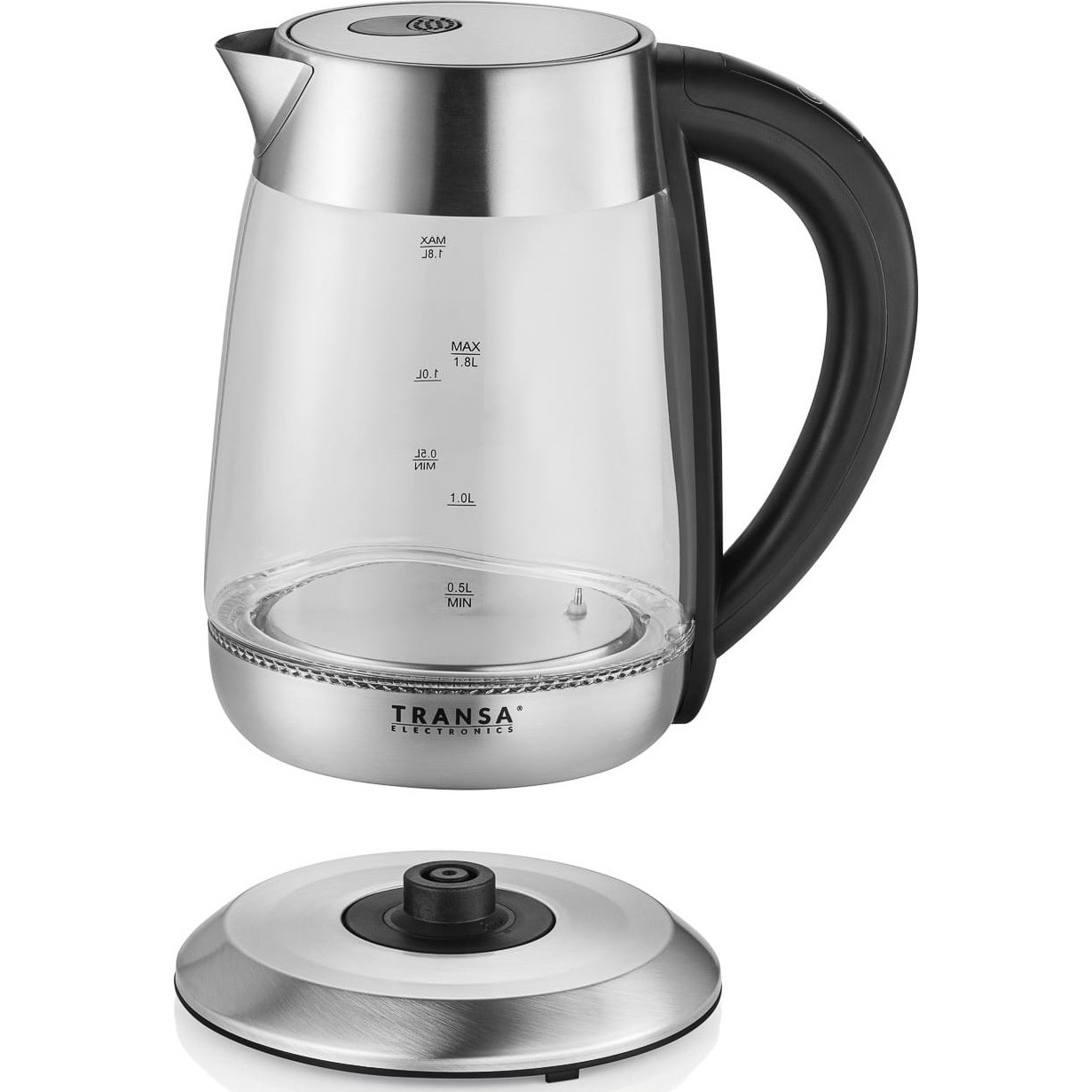 Transa Electronics BoiLed Glass 2200&nbsp;Вт 1.8&nbsp;л  хром