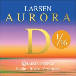 Larsen Aurora Violin D String 1\/16 Size Medium