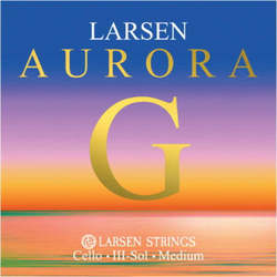 Larsen Aurora Cello G String 1\/16 Size Medium