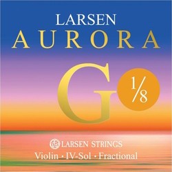 Larsen Aurora Violin G String 1\/8 Size Medium