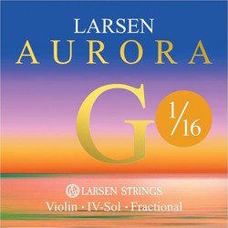Larsen Aurora Violin G String 1\/16 Size Medium