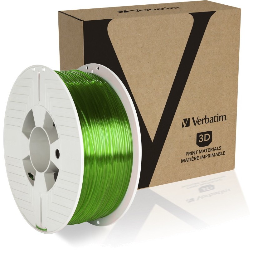 Verbatim PET-G Green Transparent 1.75mm 1kg 1&nbsp;кг  зеленый