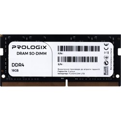 PrologiX SO-DIMM DDR4 1x16Gb PRO16GB2666D4S