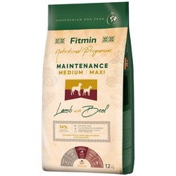 Fitmin Nutritional Programme Maintenance Medium\/Maxi Lamb\/Beef 12 kg