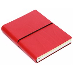 Ciak Ruled Rainbow Notebook Medium Red