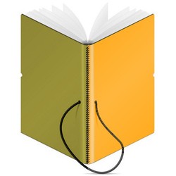 Ciak Duo Notebook Pocket Yellow&amp;Green