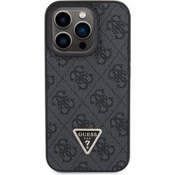 GUESS Leather Diamond Triangle for iPhone 15 Pro