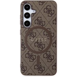 GUESS Leather Metal Logo with MagSafe for Galaxy S24