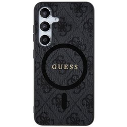 GUESS Leather Metal Logo with MagSafe for Galaxy S24 Plus
