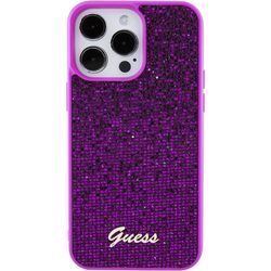 GUESS Disco Metal Script for iPhone 15 Pro Max