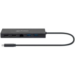 MANHATTAN Superspeed USB-C To Dual HDMI Multiport Adapter