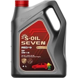 S-Oil Seven Red #9 SP 0W-16 4&nbsp;л