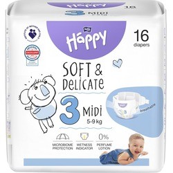 Bella Baby Happy Soft & Delicate Midi 3 \/ 16 pcs