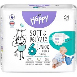 Bella Baby Happy Soft & Delicate Junior Extra 6 \/ 34 pcs