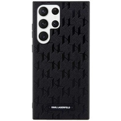 Karl Lagerfeld Saffiano Mono Metal Logo for Galaxy S23 Ultra