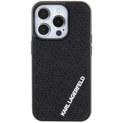 Karl Lagerfeld 3D Rubber Multi Logo for iPhone 15 Pro