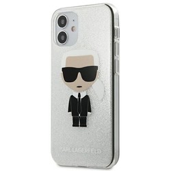 Karl Lagerfeld Glitter Ikonik Karl for iPhone 12 Mini