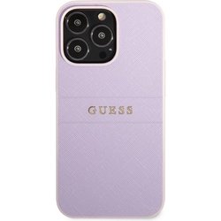 GUESS Saffiano Hot Stamp & Metal Logo for iPhone 13\/13 Pro